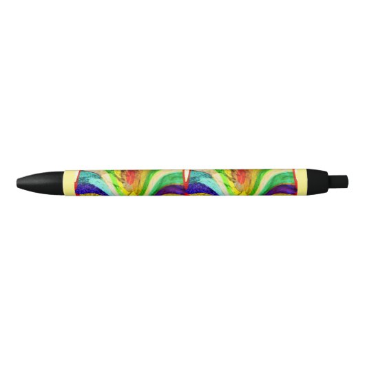 Kunst edelstenen zwarte inkt pen (Voorkant)