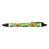 Kunst edelstenen zwarte inkt pen (Bovenkant)