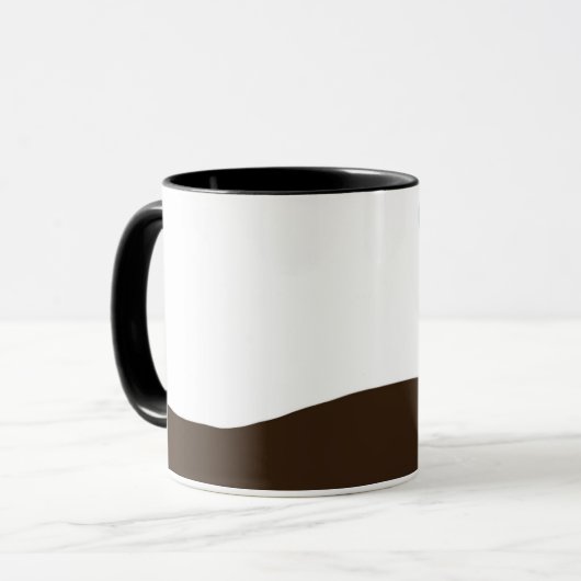 Kunst eerst! Vetgedrukte kleur Splash-Mok Mok (Voorkant links)