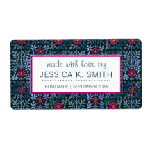 Kunst en Ambacht Bloemrijke Renaissance Etiket