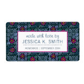 Kunst en Ambacht Bloemrijke Renaissance Label (Voorkant)