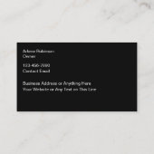 Kunst en ambacht Creatieve Visitekaartjes (Achterkant)