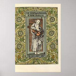 Kunst en Ambacht Vintage 1901 Roycroft Poster