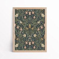 Kunst en Ambacht Vintage Bloemposter Wandkunst
