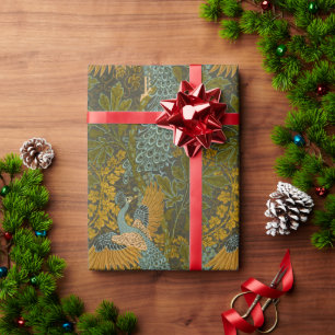 Kunst en Ambacht Walter Crane Pauwonenpatroon Cadeaupapier