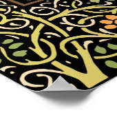 Kunst en ambachtelijke beweging Antiek grens Poster (Hoek)