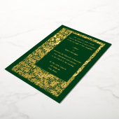  kunst en ambachtelijke drijvende grens folie uitnodiging (Gedraaid)