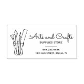 Kunst en ambachtelijke producten leveren bedrijfsi rubberstempel (Afrduk)