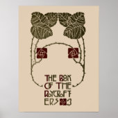 Kunst en ambachtelijke roycroft-boek van Elbert Hu Poster (Voorkant)