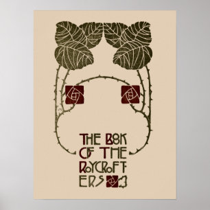 Kunst en ambachtelijke roycroft-boek van Elbert Hu Poster