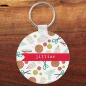 Kunst en ambachtelijke Sleutelhanger (Voorkant)