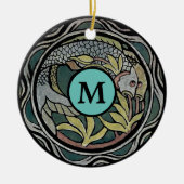  kunst en ambachtelijke stijl Koi sjabloon Keramisch Ornament (Voorkant)