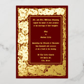 kunst- en ambachtelijke stijlmakreel voor makreel folie uitnodiging (Voorkant)