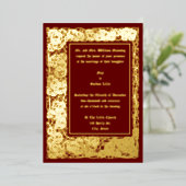 kunst- en ambachtelijke stijlmakreel voor makreel folie uitnodiging (Staand Voorkant)