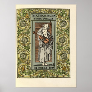 Kunst en ambachtelijke Vintage 1901 Roycroft Poster