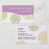 Kunst en ambachtelijke Visitekaartjes (Voorkant / Achterkant)