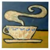  kunst en ambachten 1906 Coffee Cup Design Tegeltje (Voorkant)