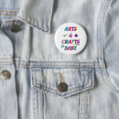 Kunst en ambachten Babe Ronde Button 5,7 Cm (In situ)