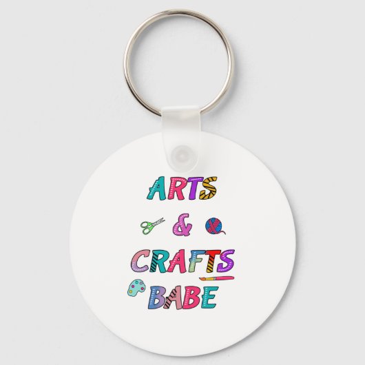 Kunst en ambachten Babe Sleutelhanger (Voorkant)