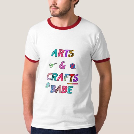 Kunst en ambachten Babe T-shirt (Voorkant)