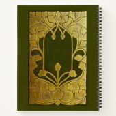 Kunst en ambachten boekomslag notitieboek (Achterkant)