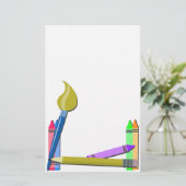 Kunst en ambachten briefpapier (Staand voorkant)