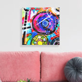 Kunst en ambachten canvas afdruk (Insitu (Woonkamer))