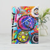 Kunst en ambachten feestdagenkaart (Staand voorkant)