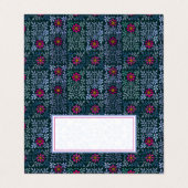 Kunst en ambachten, Floral renaissance Visitekaartje (Buitenkant ongevouwen)