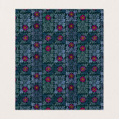 Kunst en ambachten, Floral renaissance Visitekaartje (Binnenkant ongevouwen)