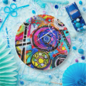 Kunst en ambachten papieren bordje (Feest)