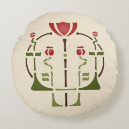 Kunst en ambachten — popy Stencil Rond Kussen