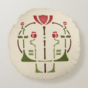 Kunst en ambachten — popy Stencil Rond Kussen