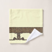 Kunst en ambachten Roycroft Fruit Tree Hedge Bad Handdoek (Wasdoekje)