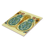  kunst en ambachten stijl 1907 grens tegeltje (Zijkant)