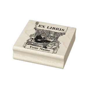kunst en ambachten stijl ex libris Sjabloon Rubberstempel