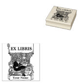  kunst en ambachten stijl ex libris Sjabloon Rubberstempel (Gestempeld)
