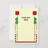  kunst en ambachten stijl Rozen Sjabloon (Voorkant)