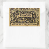  Kunst en Ambachten Stijlnaam Label Sjabloon (Tas)