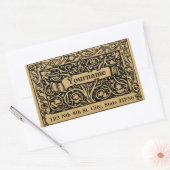  Kunst en Ambachten Stijlnaam Label Sjabloon (Envelop)