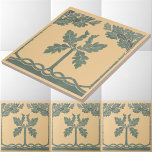 Kunst en ambachtslieden, ambachtsman, eikenhouwer tegeltje<br><div class="desc">Dit is een digitaal verbeterde afdruk van een antiek Victoriaans tijdperk 1890 Art Nouveau,  Arts and Crafts,  Craftsman of Mission Eak acorn foliage frieze patroon. U kunt de achtergrondkleur aanpassen.</div>