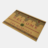 Kunst en ambachtslieden, ambachtsman of Roos in de Deurmat (Schuin)