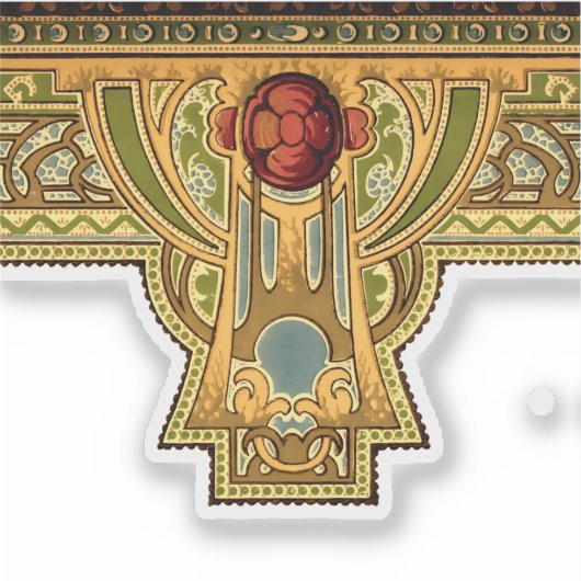 Kunst en ambachtslieden, ambachtsman of Roos in de Sticker (Voorkant)