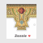 Kunst en ambachtslieden, ambachtsman of Roos in de Sticker (Vel)