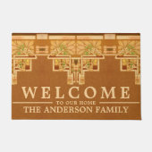 Kunst en ambachtslieden, ambachtsman of touwstijl deurmat (Voorkant)