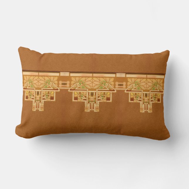 Kunst en ambachtslieden, ambachtsman of touwstijl kussen (Voorkant)