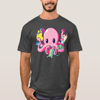Kunst en ambachtslieden Octopus T-shirt