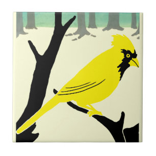 Kunst en ambachtsman 1907 Bird Tegeltje