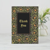 Kunst- en ambachtsvervoergrens bedankkaart (Staand voorkant)