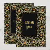 Kunst- en ambachtsvervoergrens bedankkaart (Voorkant / Achterkant)